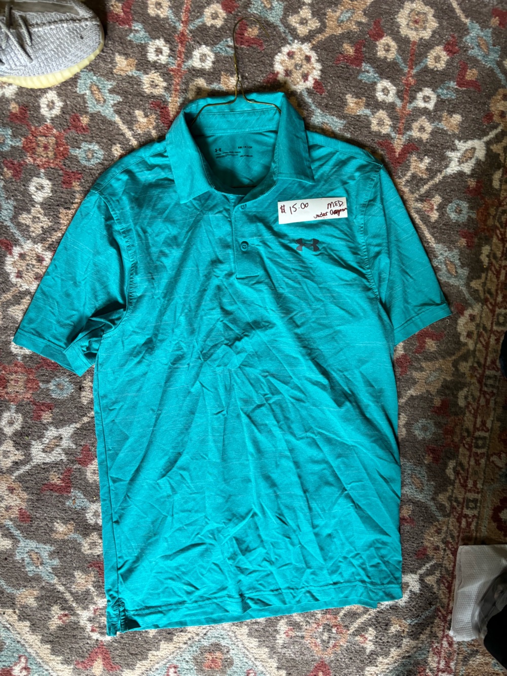 Under Armour Teal Polo Shirt